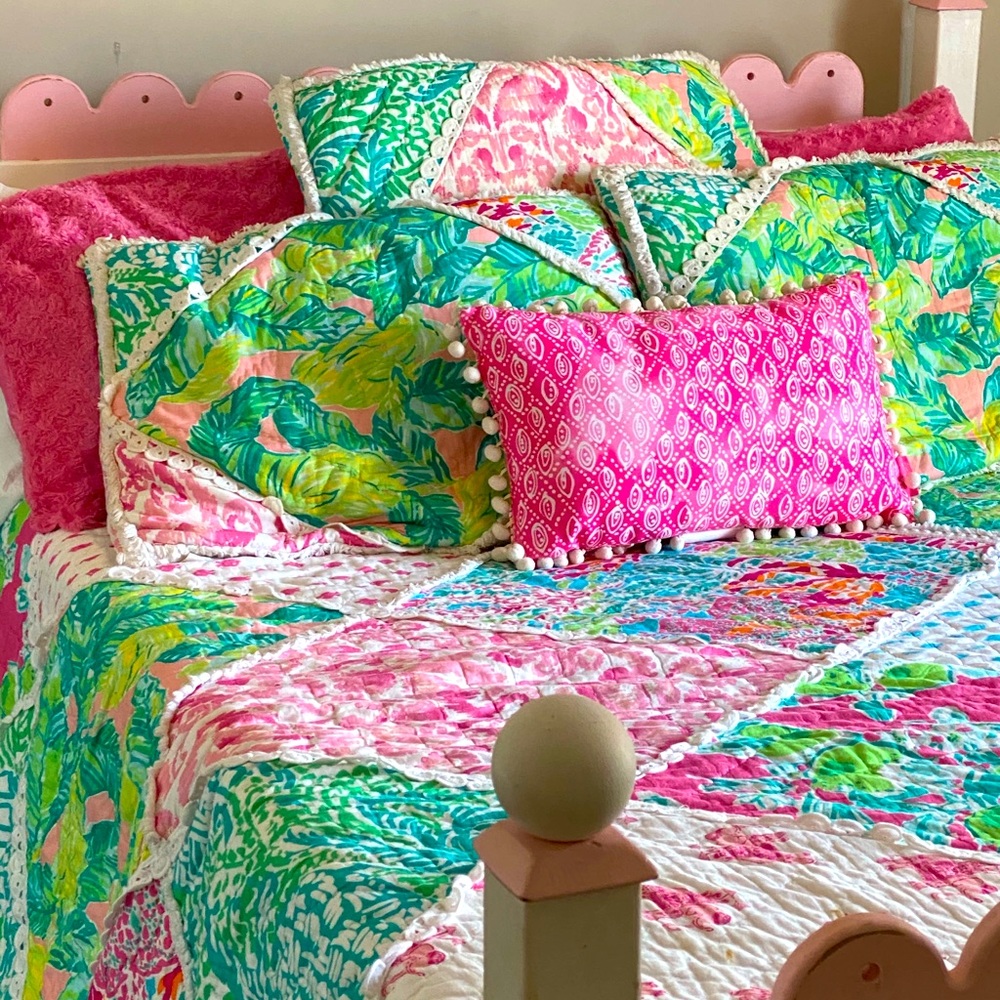 Lily Pulitzer full size bedding